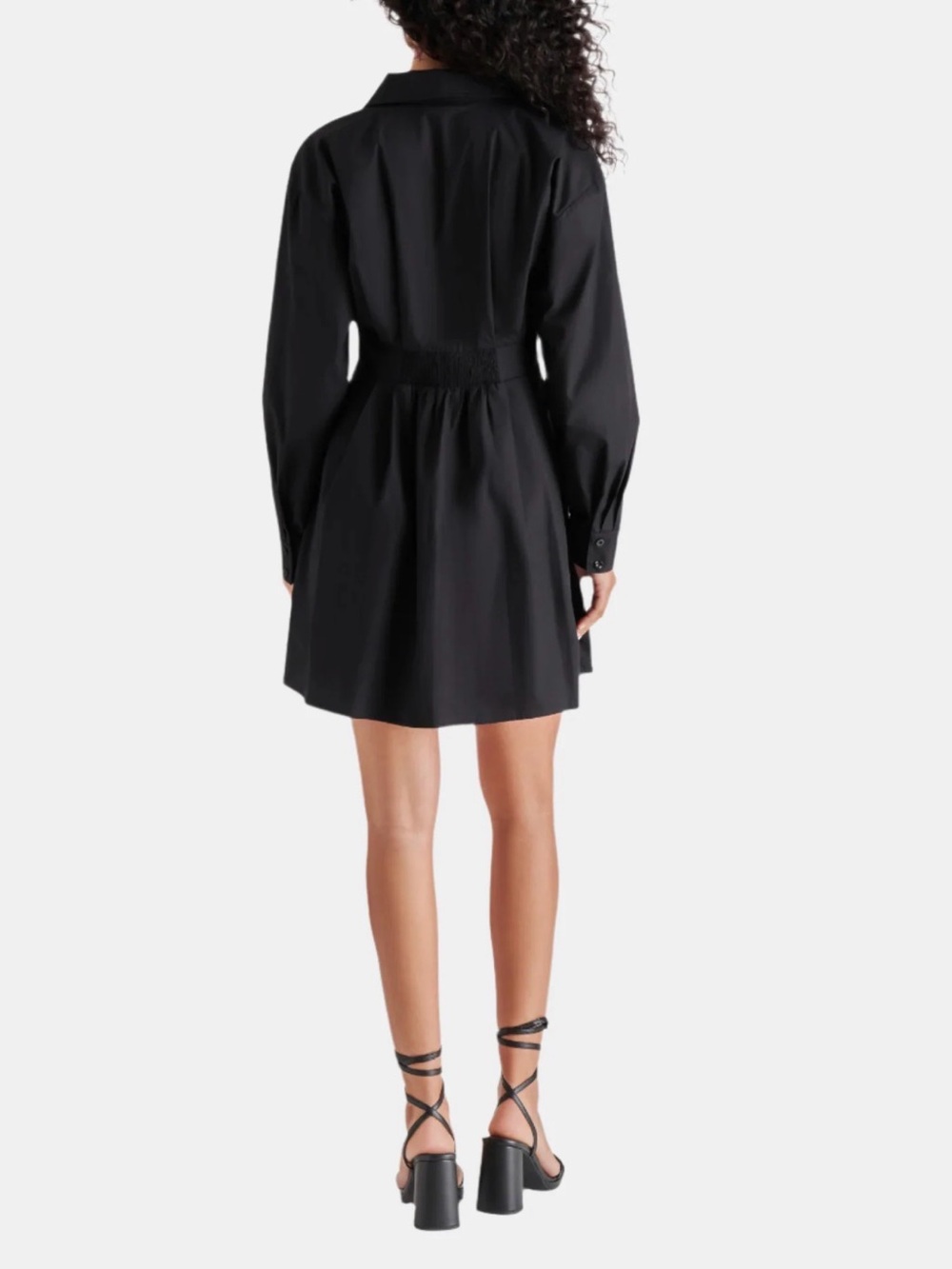 Steve Madden Diana Lace-Up Long Sleeve Chiffon
Black Mini Dress NWT - Picture 2 of 7